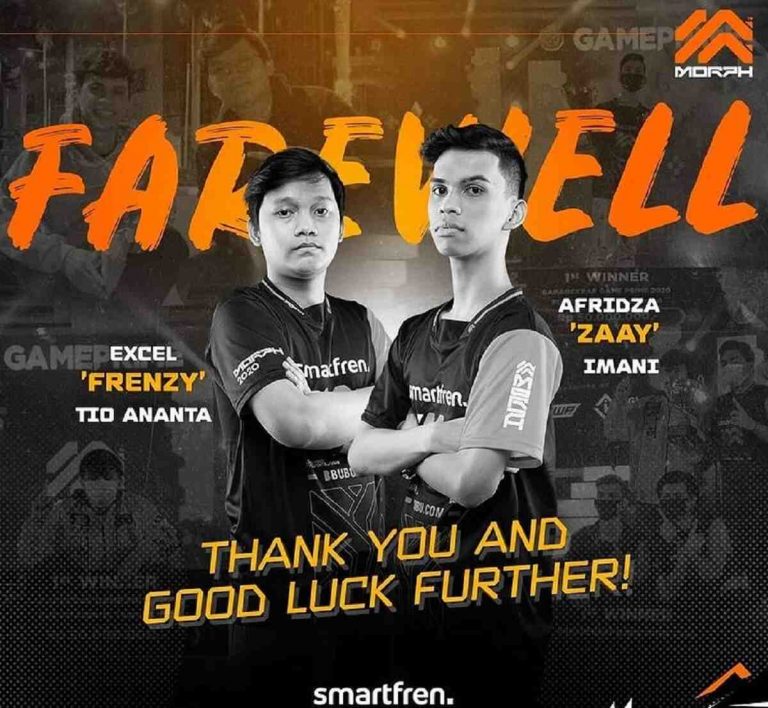 Morph Frenzy dan Morph Zaay Resmi meninggalkan tim PUBG mobile Morph Team