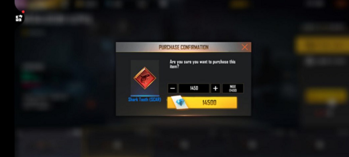 Cara Mudah Upgrade Evo Gun Scar Megalodon Free Fire Sampai Maksimal Spin