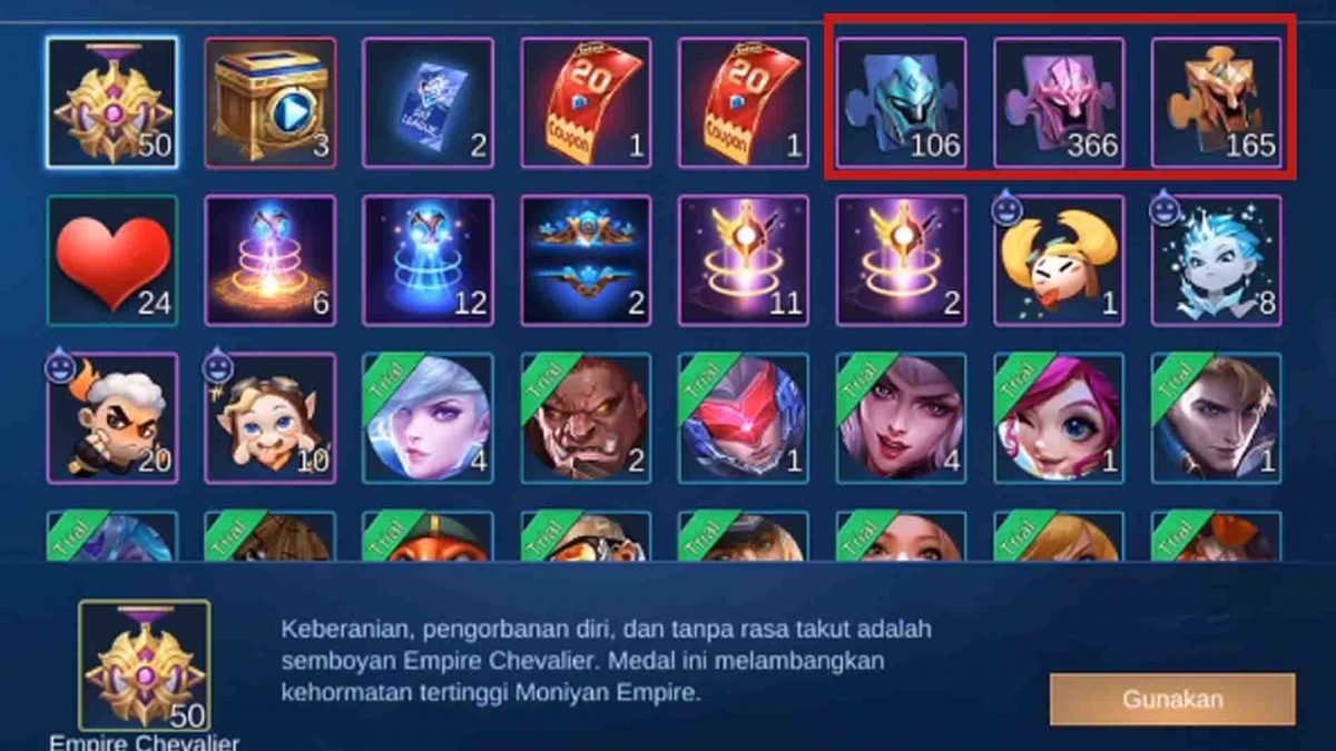 MLBB Fragment Shop Update Leaks January 2021 There are Guinevere, Fanny DLL