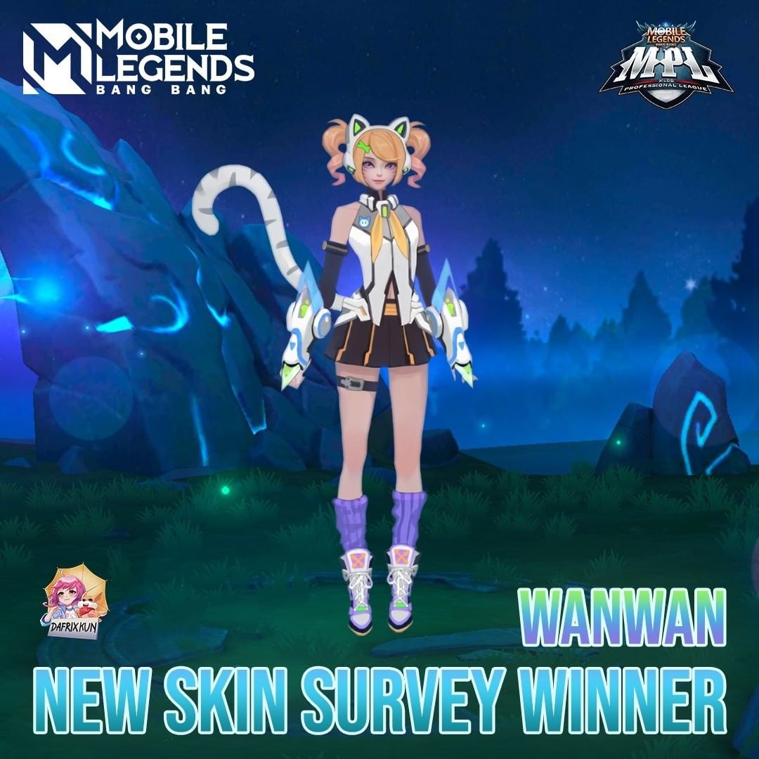 photo via ig dafrixkun. skin baru juara mpl wanwan. 