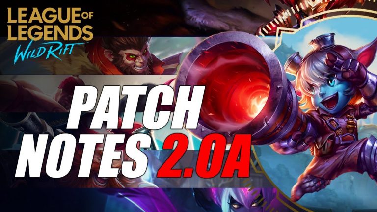 Patch Notes 2.0A Wild Rift