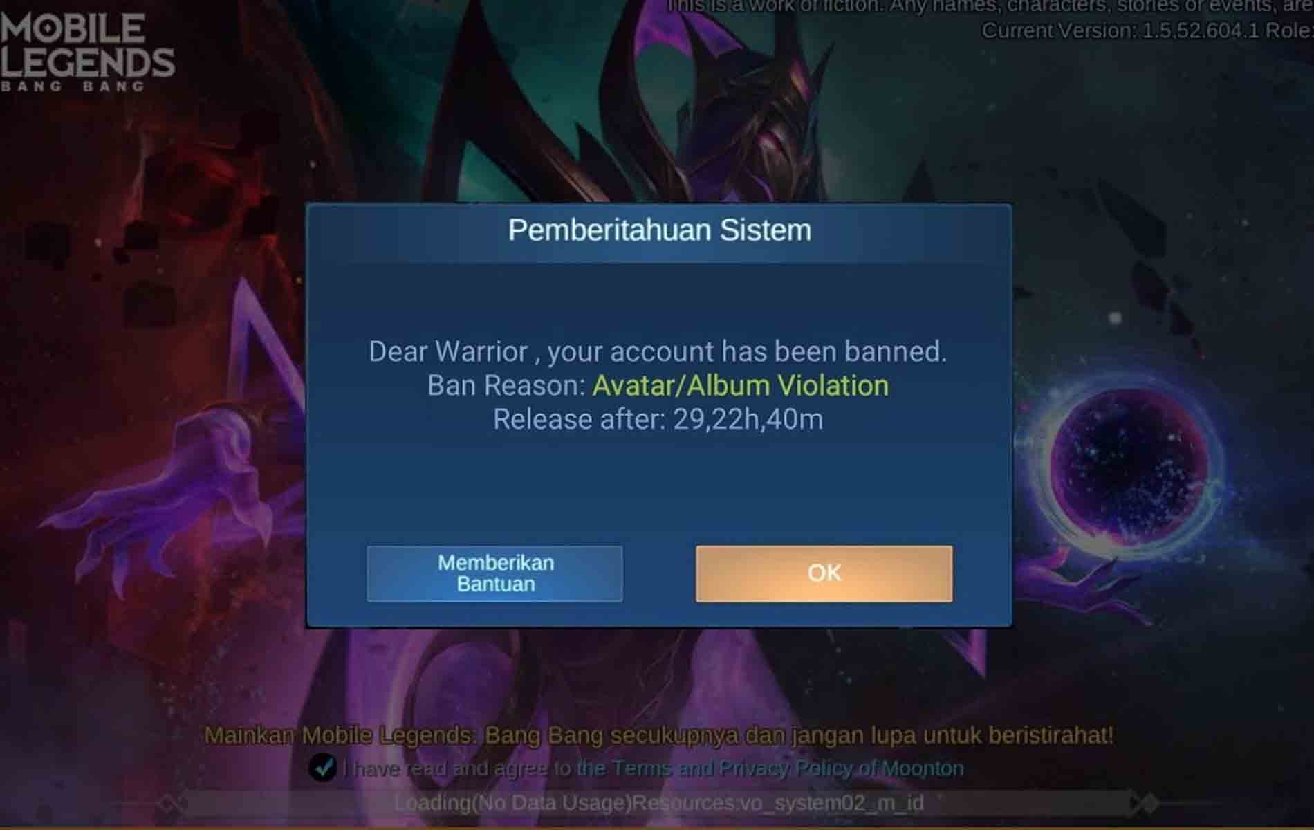 Moonton Lagi Banned Massal