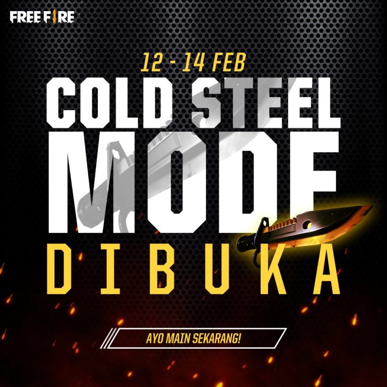Mode Cold Steel Free Fire Kembali Dibuka, Ini Cara Mainnya!