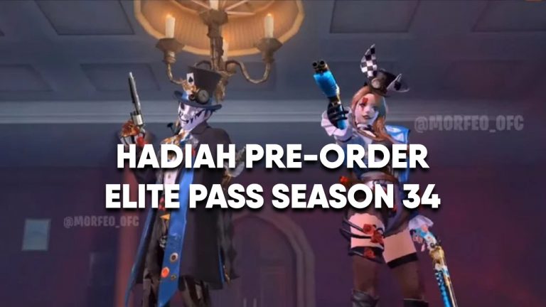 Pre-Order Elite Pass Season 34 FF Hadiah