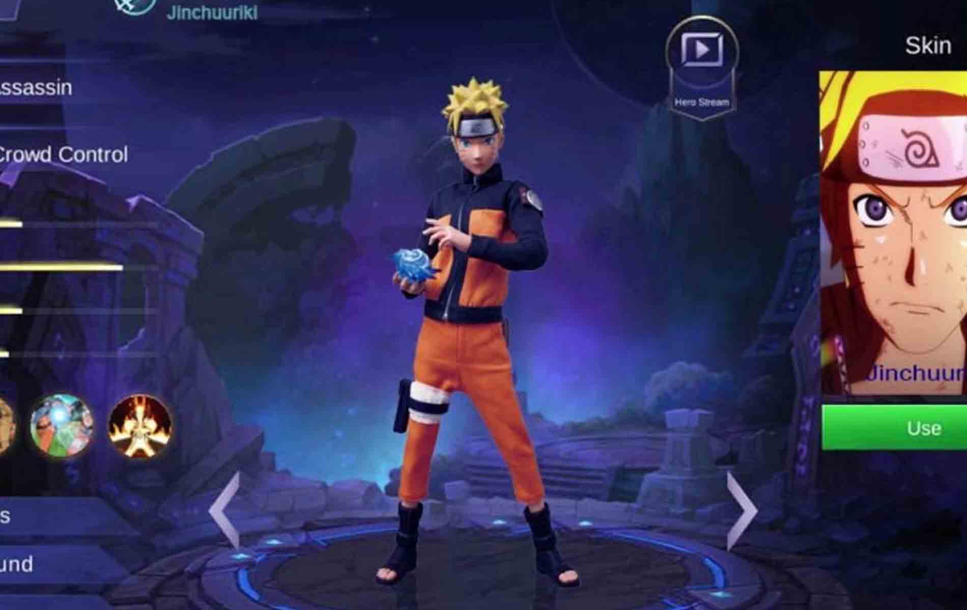 Penampakan Skin Mobile Legends X One Piece Atau Naruto