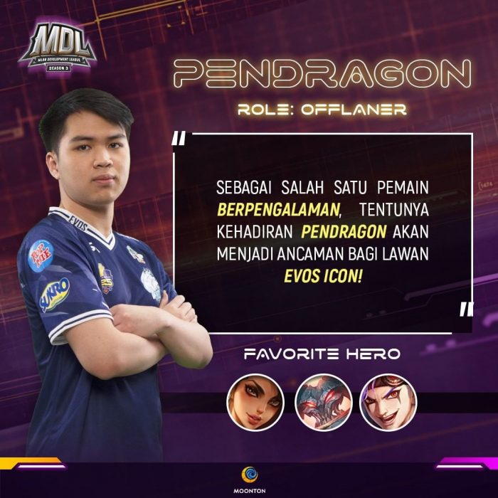 Pemain MDL ID Season 3 Pendragon