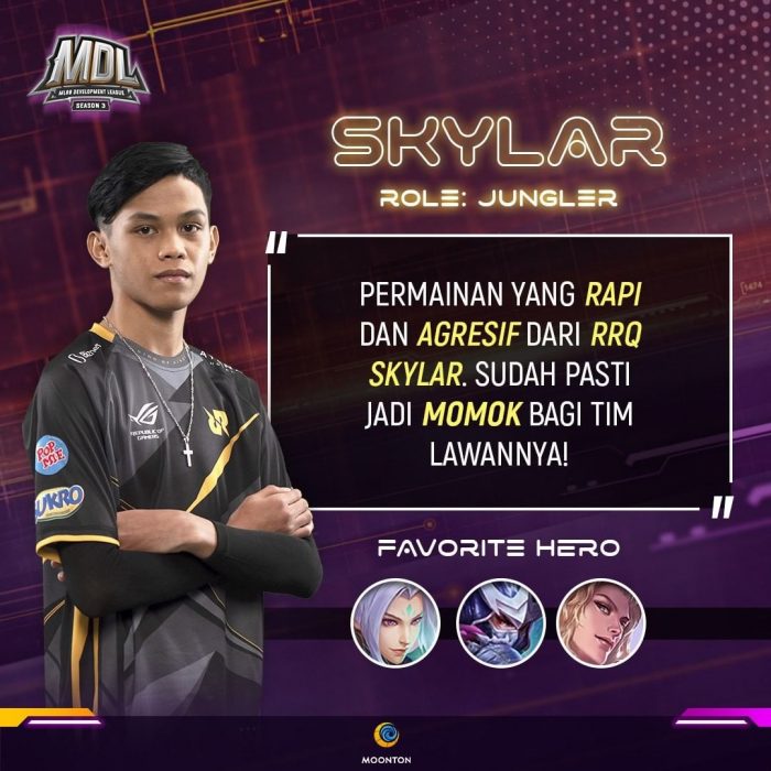 Pemain MDL ID Season 3 Skylar