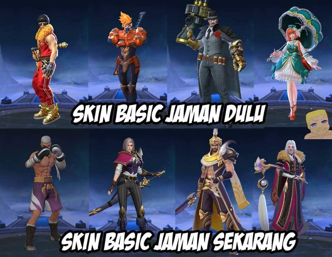 Ini Perbedaan Skin Basic Mobile Legends (ML) Dulu dan Sekarang! | SPIN