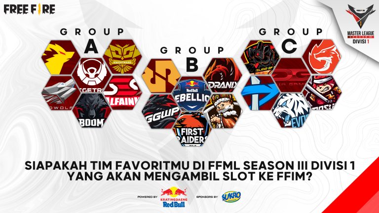Vote Tim Favoritmu Yang Melaju ke FFIM Dari FFML S3! Dapatkan Masker Free Fire Gratis!