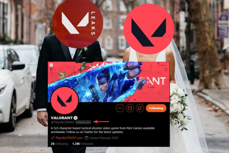 Akun Twitter Valorant follow Valorleaks