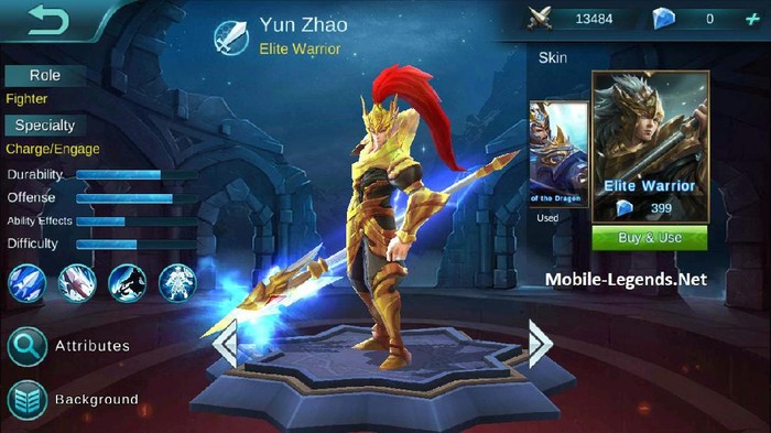 Yun zhao mobile legends