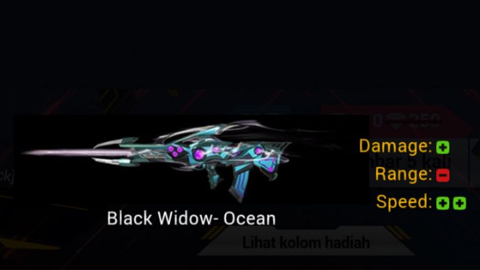 Famas Black Widow Gun Skin Box