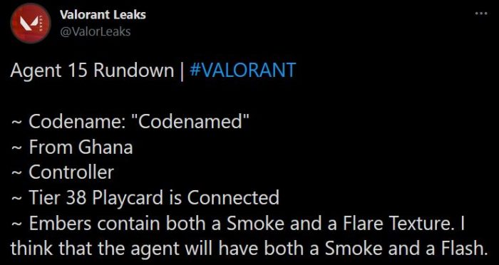 Akun Twitter Valorant follow Valorleaks