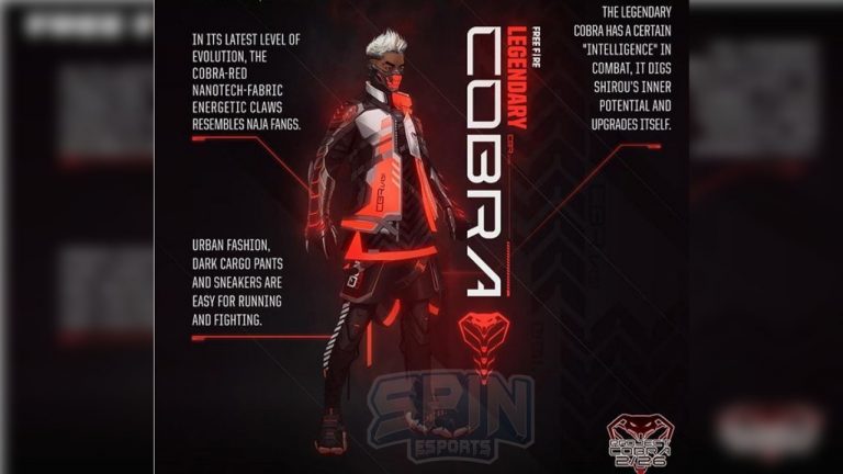 Inspirasi Desain Skin Legendary Cobra FF
