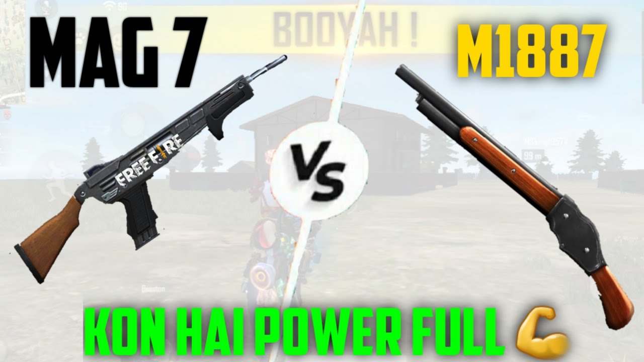 M1887 Vs Mag 7 Shotgun Ff Mana Yang Lebih Kuat Spin Esports