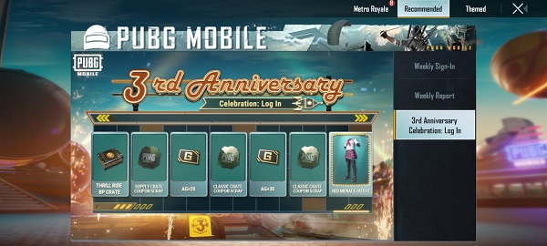 Event Anniversary PUBG Mobile