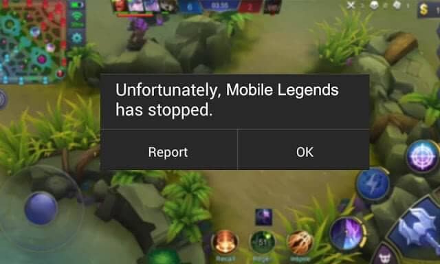 Kenapa mobile legends tidak bisa masuk