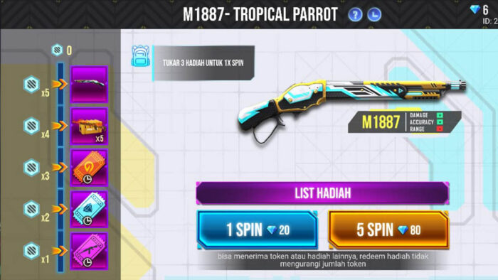 M1887 Tropical Parrot Completion Gacha FF
