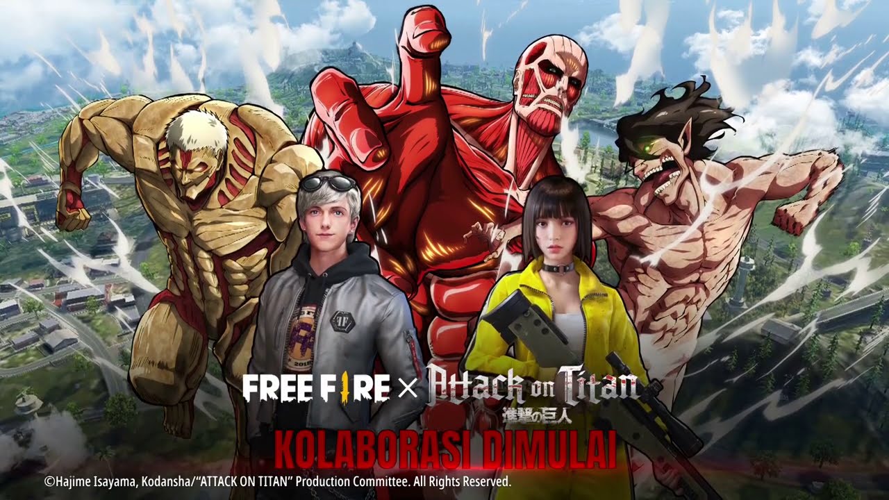 Free Fire x Attack On Titan Officially Starts