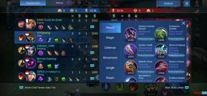 Fitur baru mobile legends