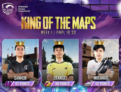 King of the Maps Week 1 PMPL ID Season 3