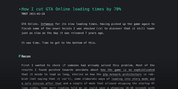 Loading GTA Online