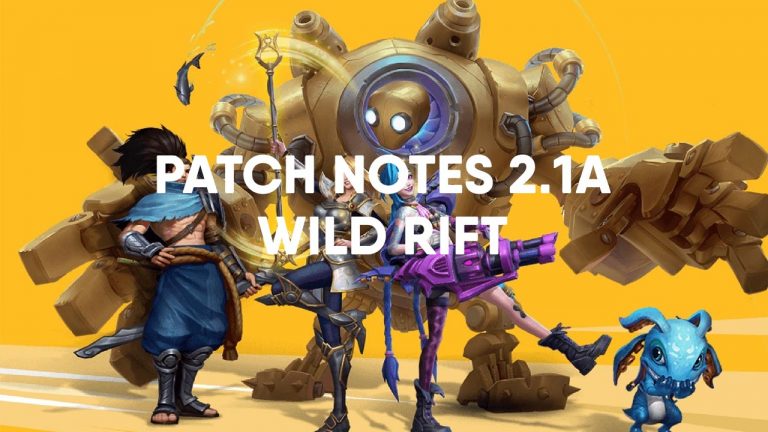 Patch Notes 2.1A Wild Rift