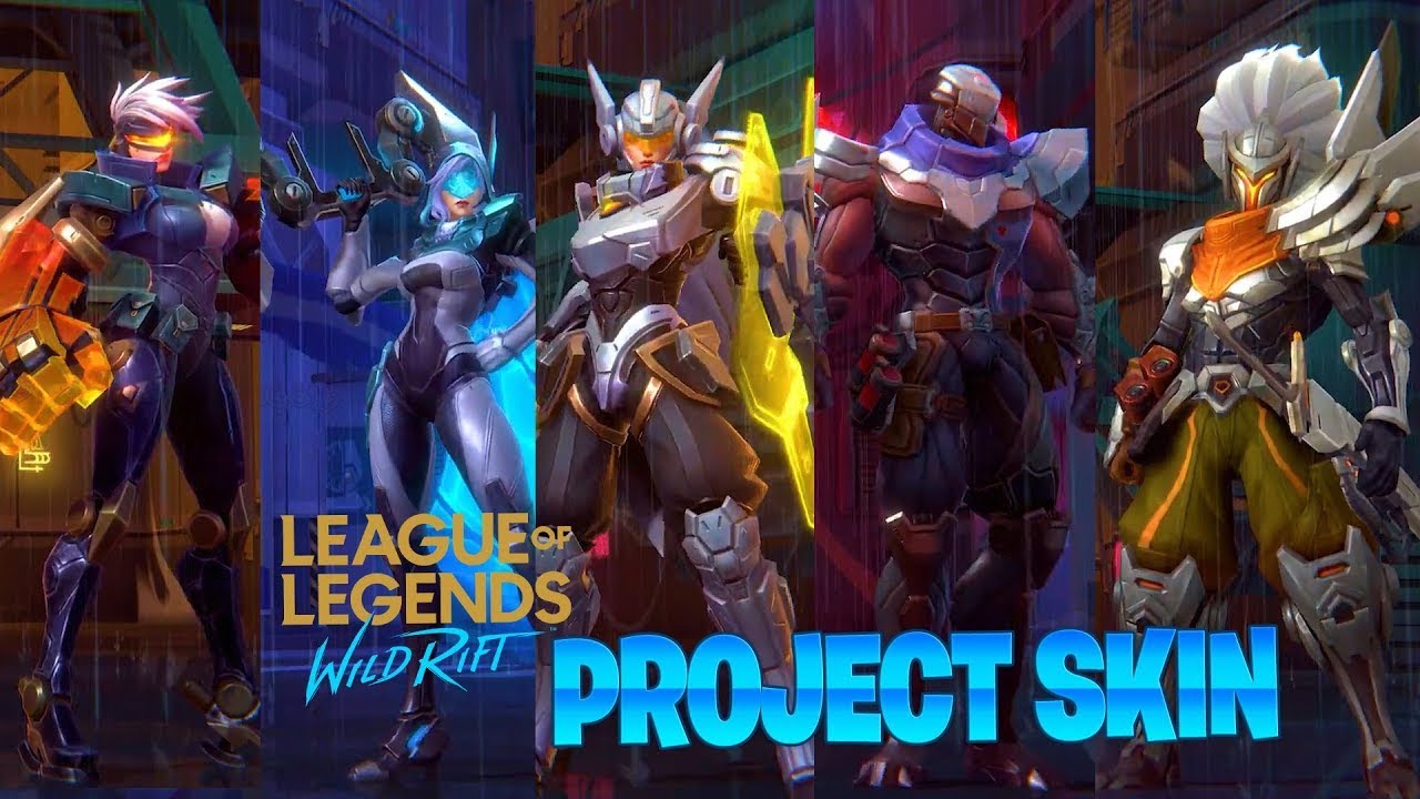 Rangkaian Skin PROJECT Resmi Diperkenalkan Oleh LoL Wild Rift