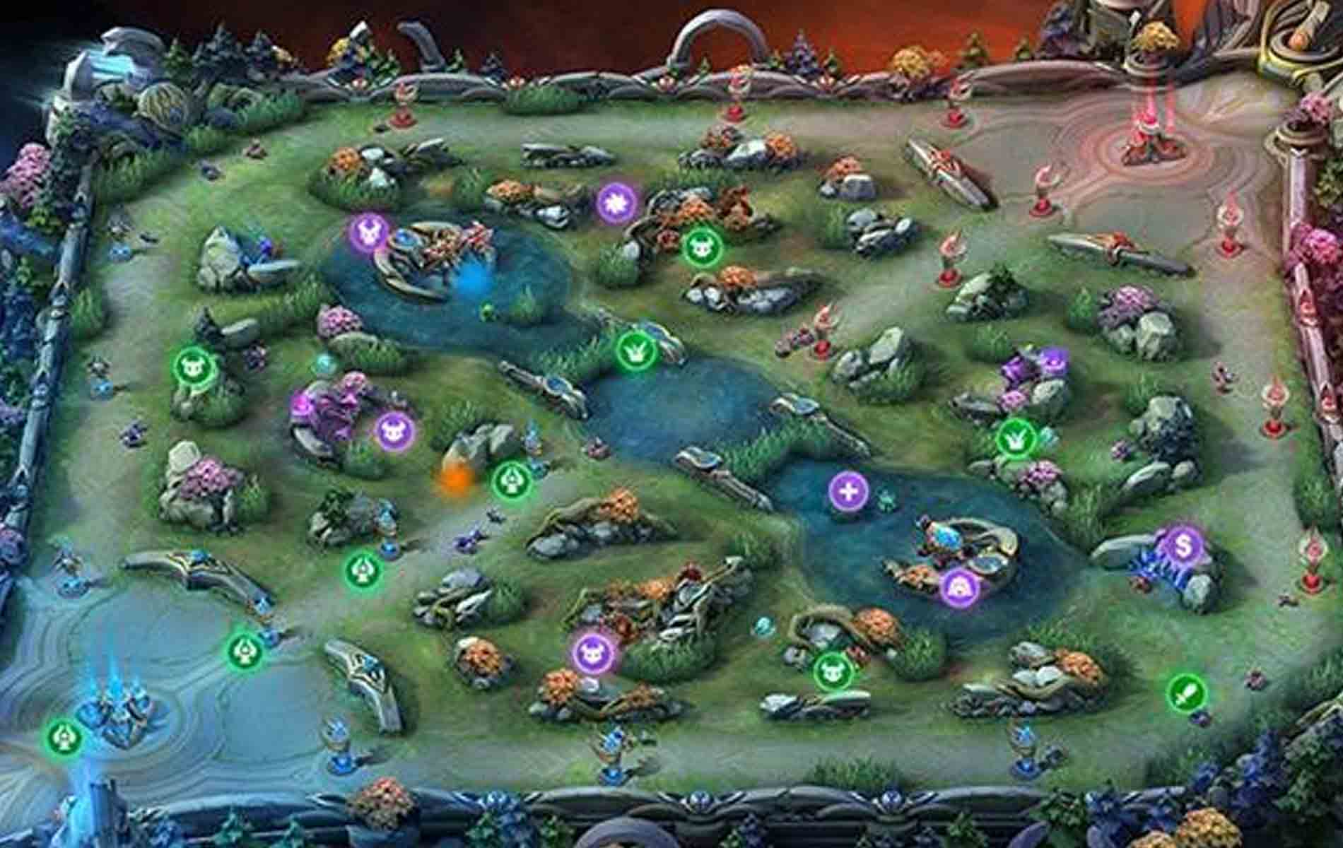 Лес мобайл. Мобайл Легендс поле боя. Mobile Legends Bang Bang Map. Игра mobile Legends Bang Bang. Mobile Legend Bang Bang карта.