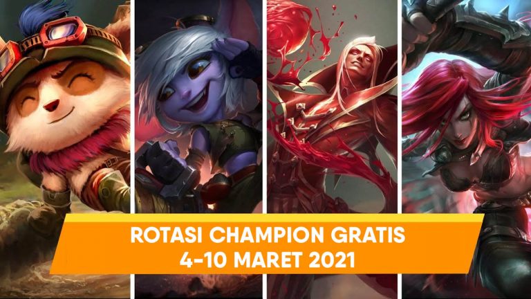 Rotasi Champion Wild Rift Gratis 4-10 Maret 2021