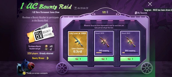 Event Bounty Raid