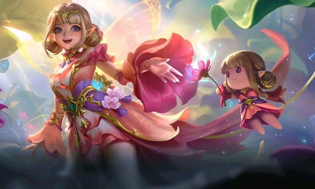 Gameplay Skin Collector Angela Mobile Legends Bulan April 2021