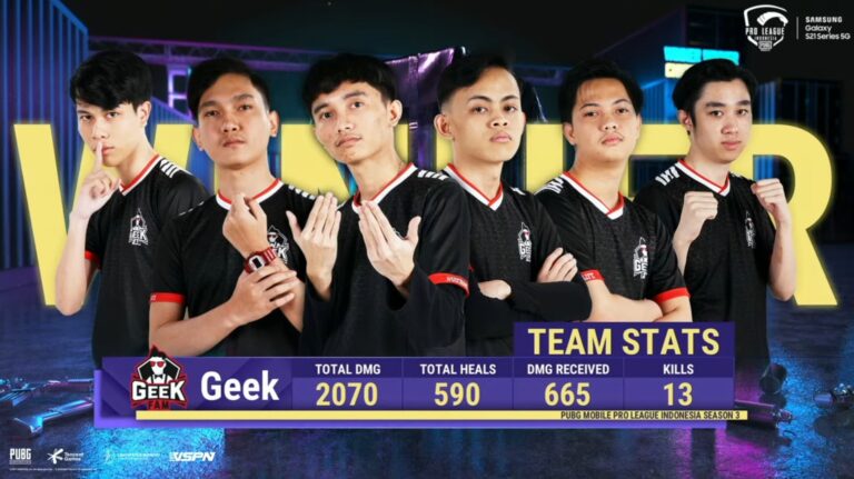 Geek Fam Ingin Masuk Top 2 Grand Final PMPL ID S3!