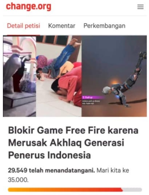 Petisi Free Fire