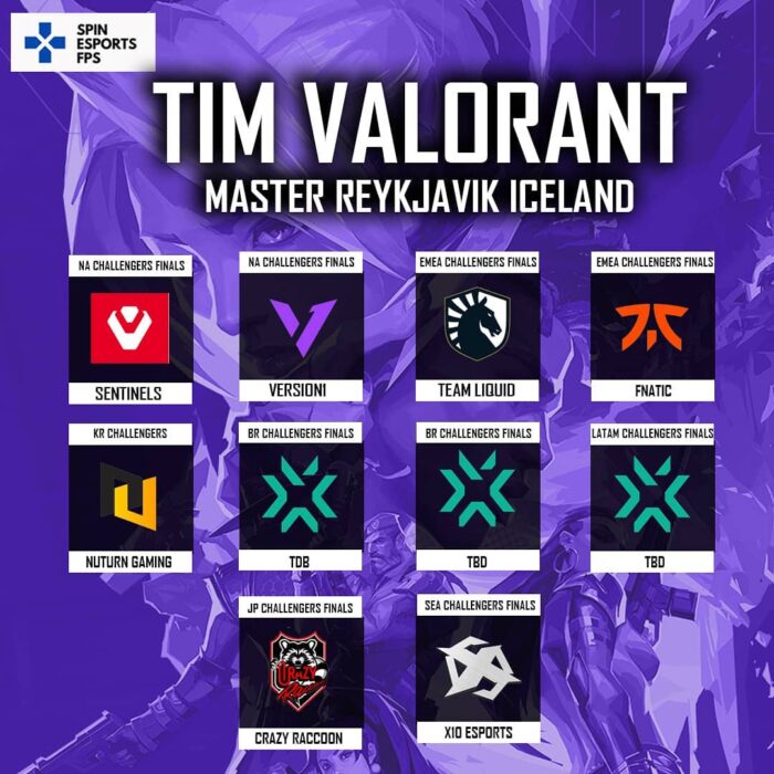 10 Tim Valorant Masters Reykjavik