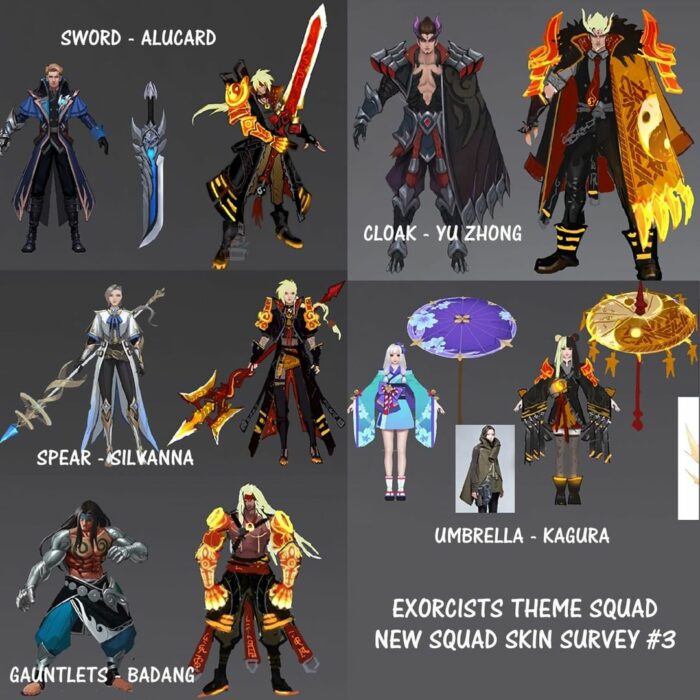 Mobile Legends Squad Skins