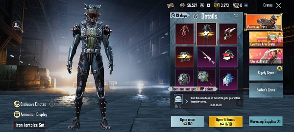 Tortoise Outfit PUBG Mobile