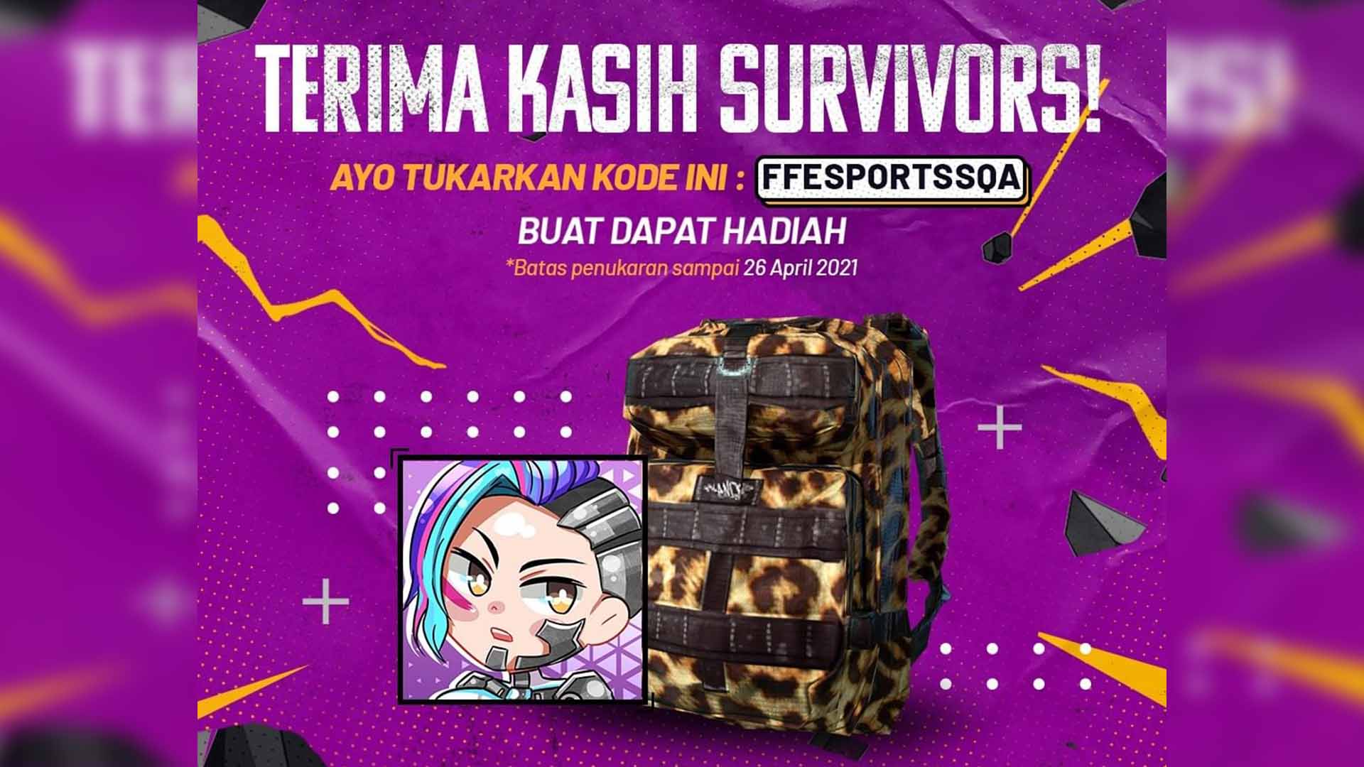 Kode Redeem Free Fire Ff 2 Mei 2021 Milestone Ffesportsid Spin