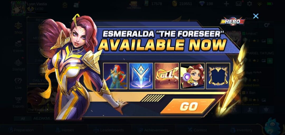 Harga Skin Hero Esmeralda The Foreseer Mobile Legends Terbaru 2021!