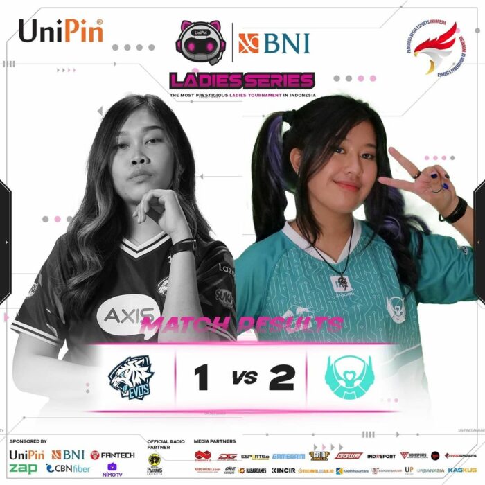 Hasil Unipin Ladies Series Belletron