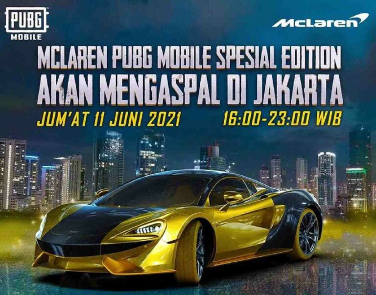 McLaren PUBG Mobile Jakarta