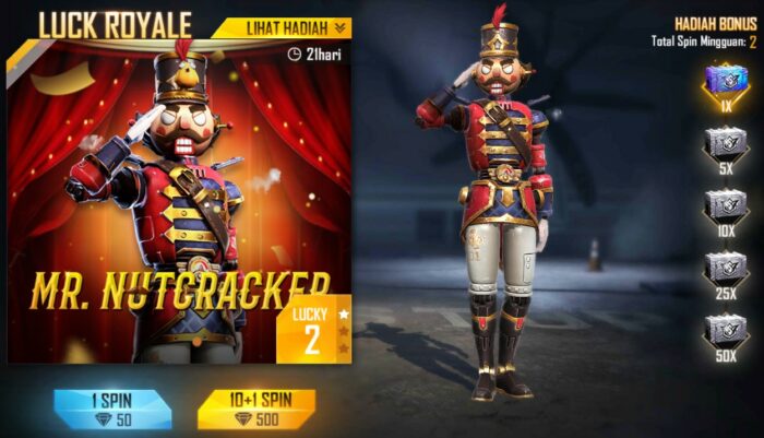 Mr Nutcracker Diamond Royale FF