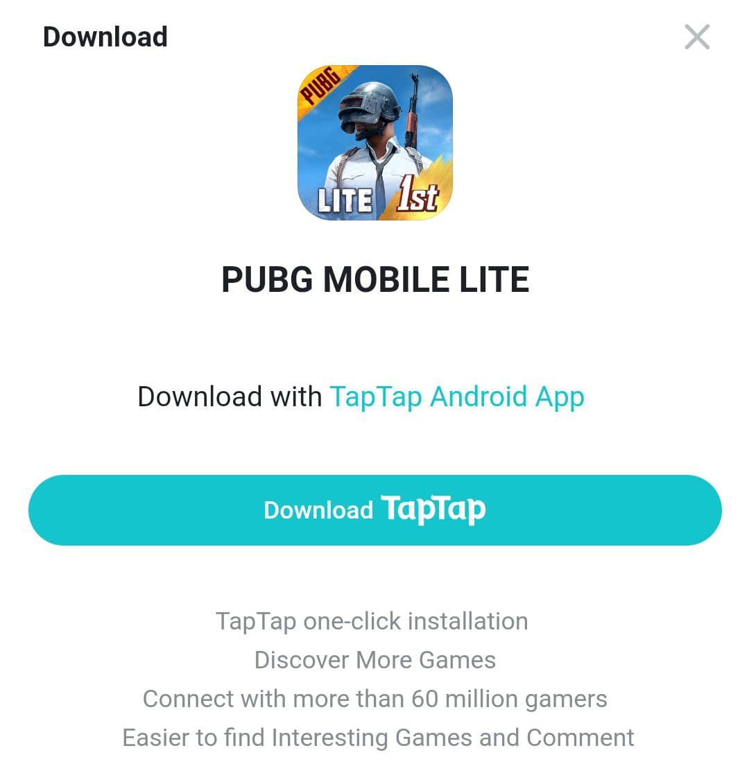 Cara Download APK PUBG Mobile Lite di Taptap SPIN Esports