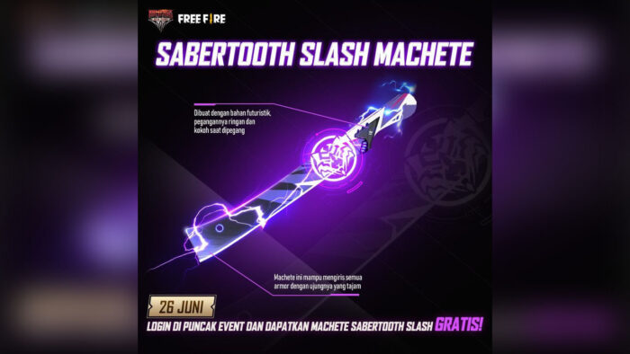 Machete Sabertooth Gratis Rampage new dawn