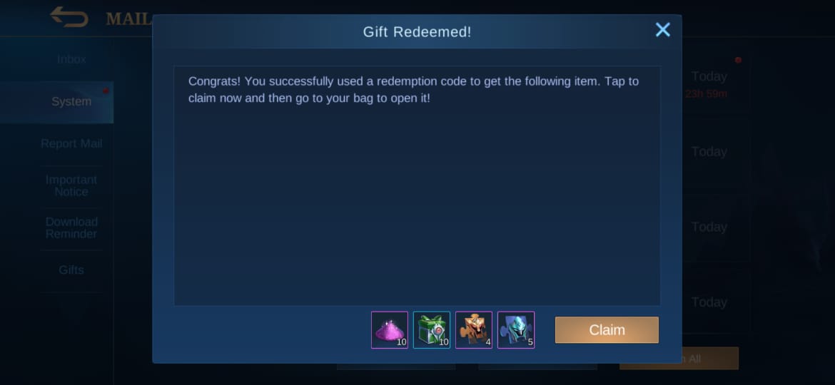 Kode Redeem Mobile Legends (ML) Terbaru 5 Juli 2021, Buruan Klaim!