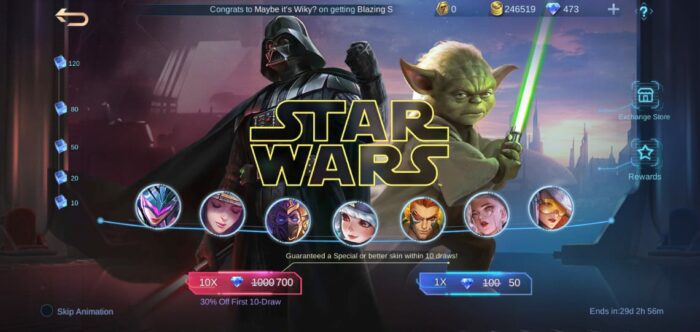 Harga Star Wars Skin