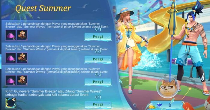 Quest Event Summer MLBB