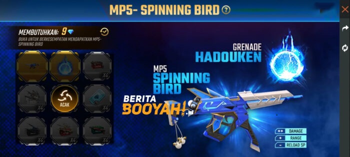 MP5 Spinning Bird FF