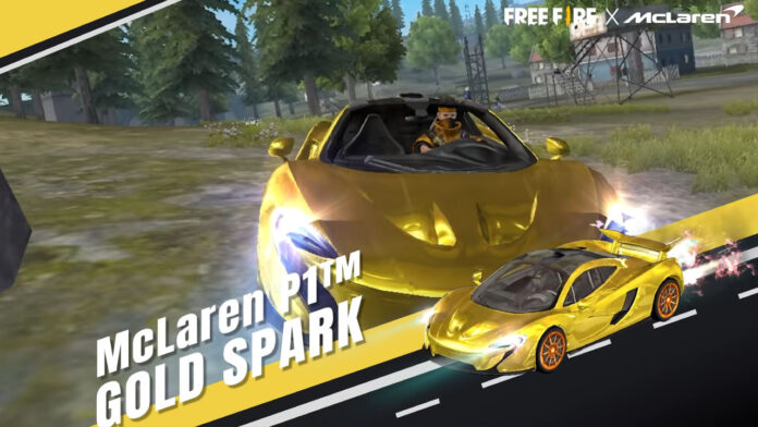 mclaren p1 gold spark mclaren p1 gold spark completion gacha ff