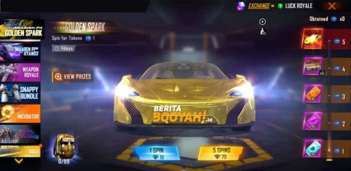 mclaren p1 gold spark completion gacha ff